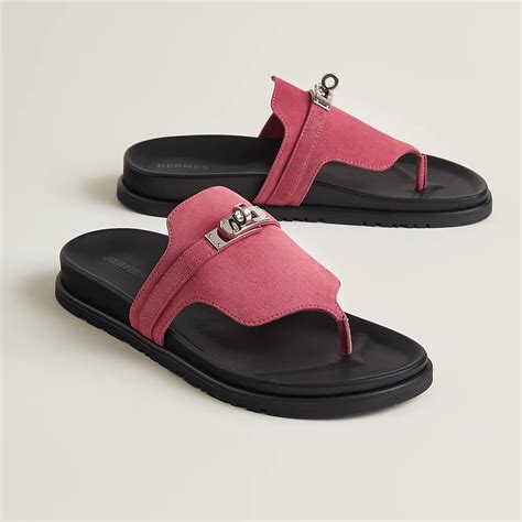 hermes lilac sandals|Hermes empire sandals.